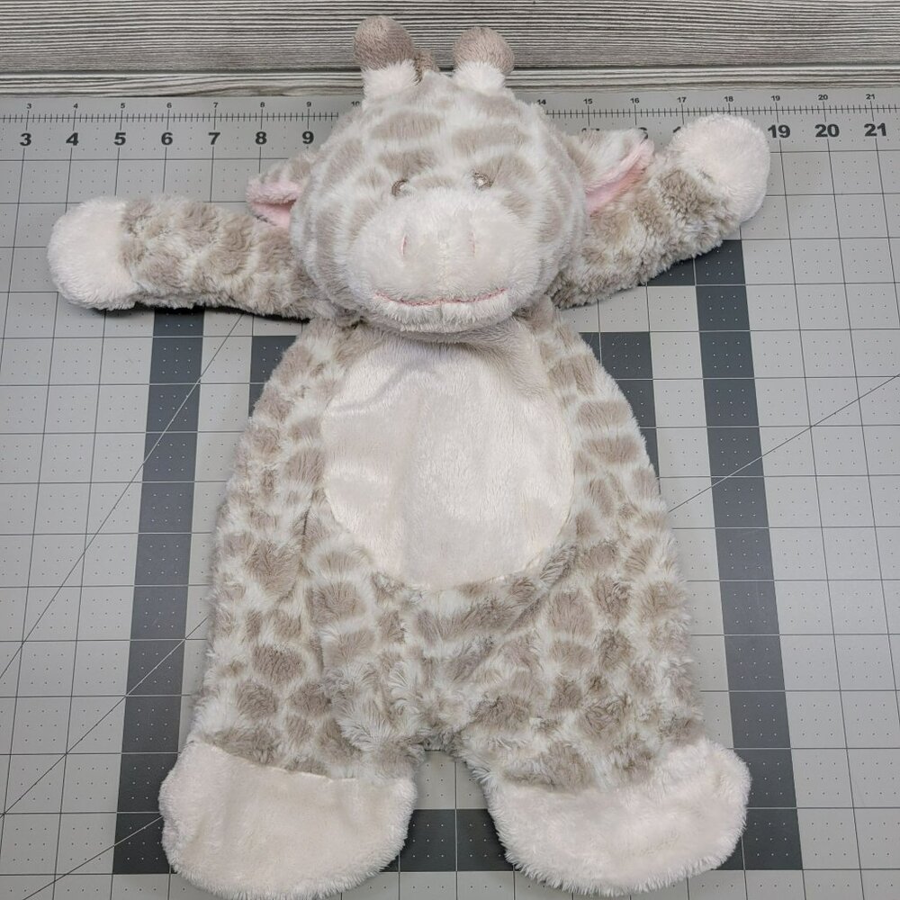 Baby Ganz Jamie Giraffe Plush Lovey Cuddly Baby Blanket Animal Flat A Pat 17"